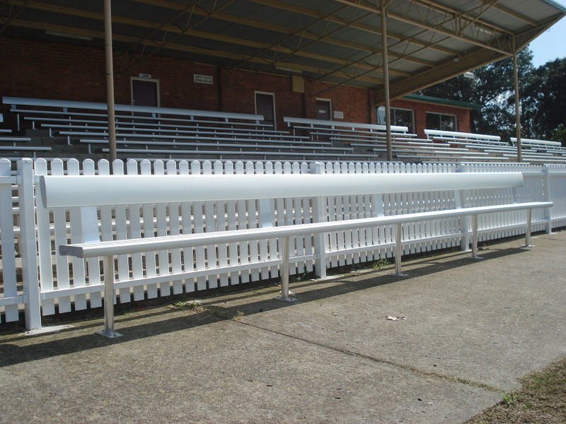 Outdoor Bench Seating with Backrest